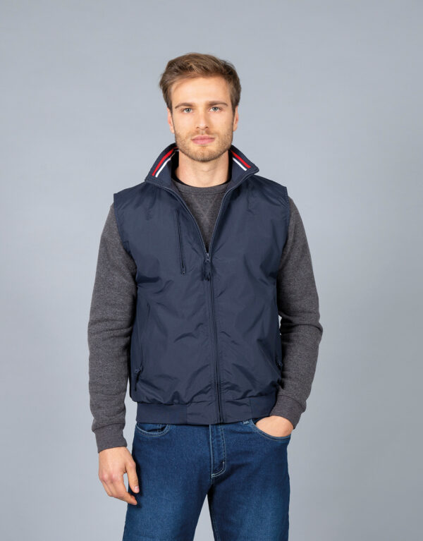 Gilet in 100% poliammide/nylon taslan