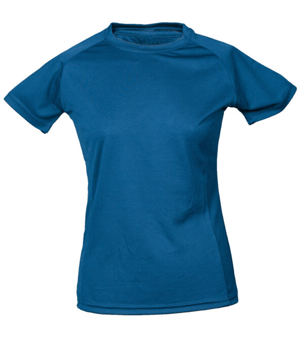 abbigliamento nautico donna T-shirt donna manica corta girocollo, 100% polyestere